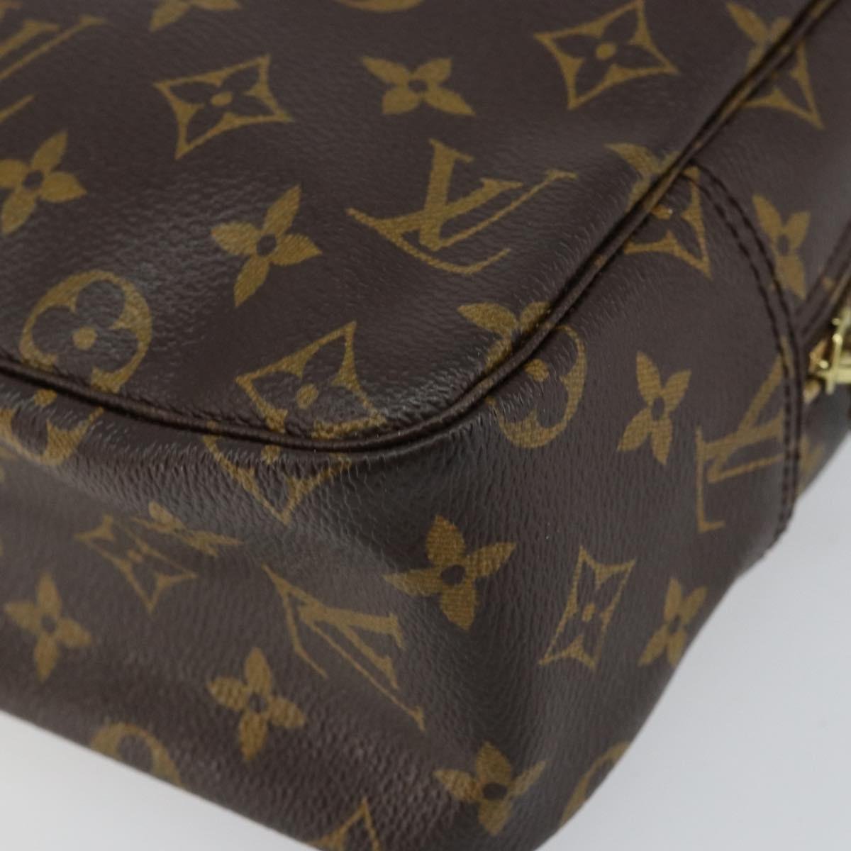 LOUIS VUITTON Monogram Trousse Toilette 28 Clutch Bag M47522 LV Auth 151996