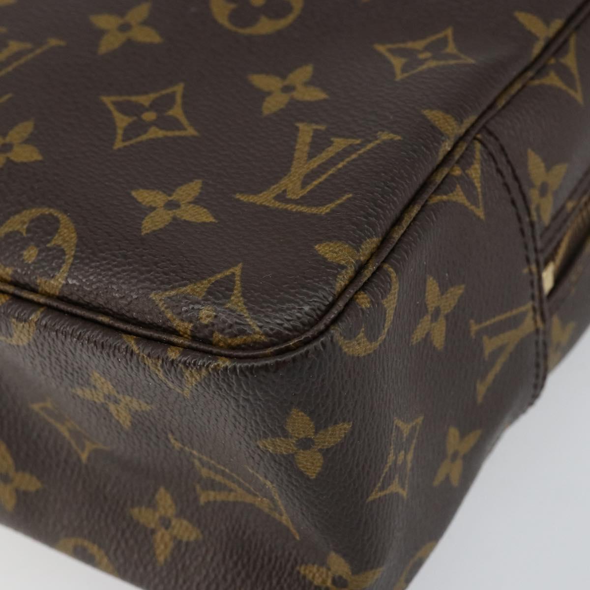 LOUIS VUITTON Monogram Trousse Toilette 28 Clutch Bag M47522 LV Auth 151996