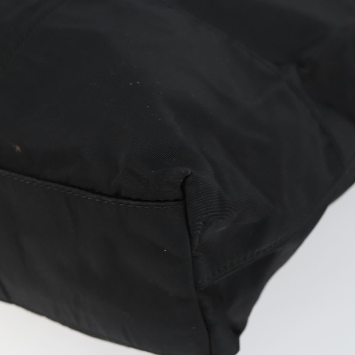 PRADA Tote Bag Nylon Black Auth 152005