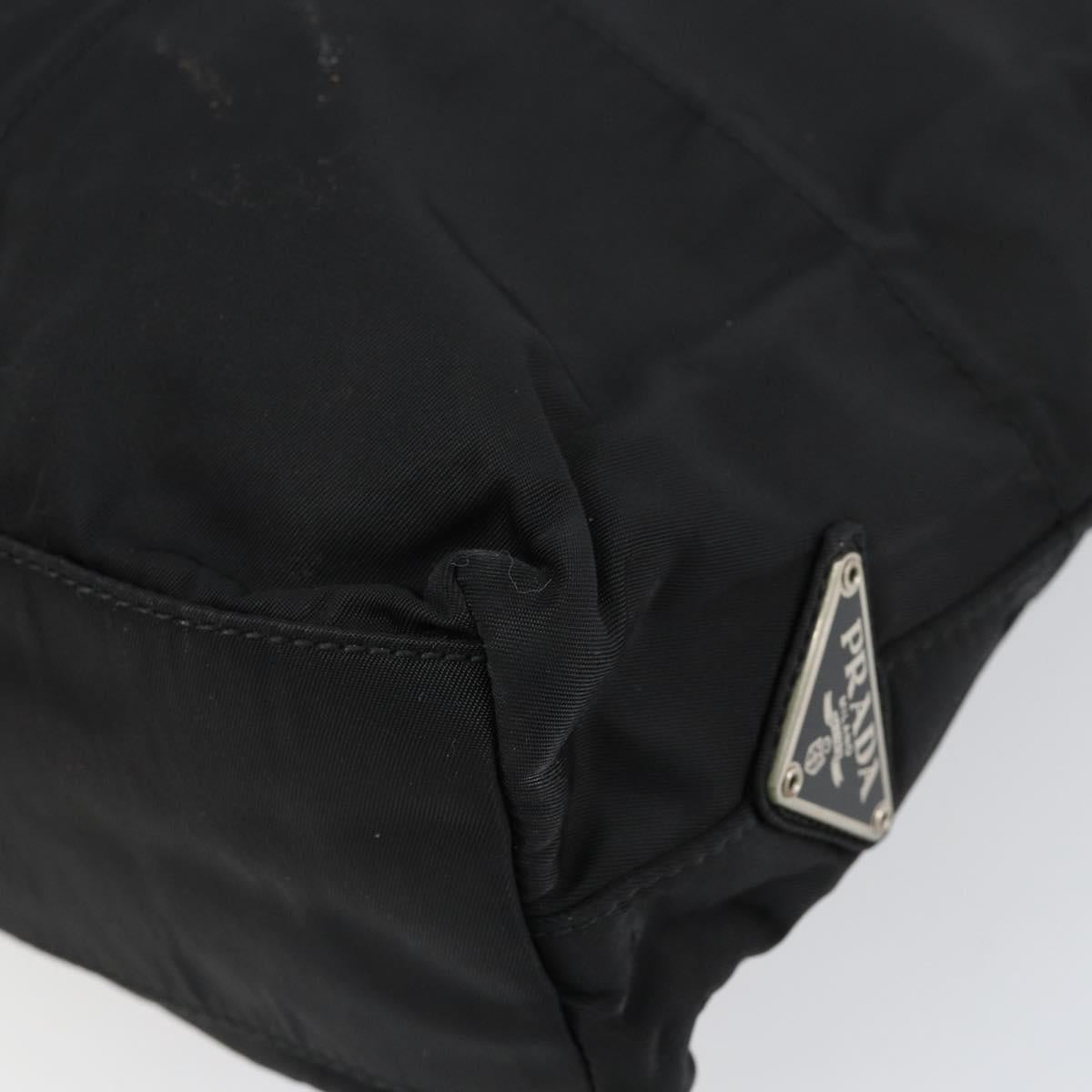 PRADA Tote Bag Nylon Black Auth 152005