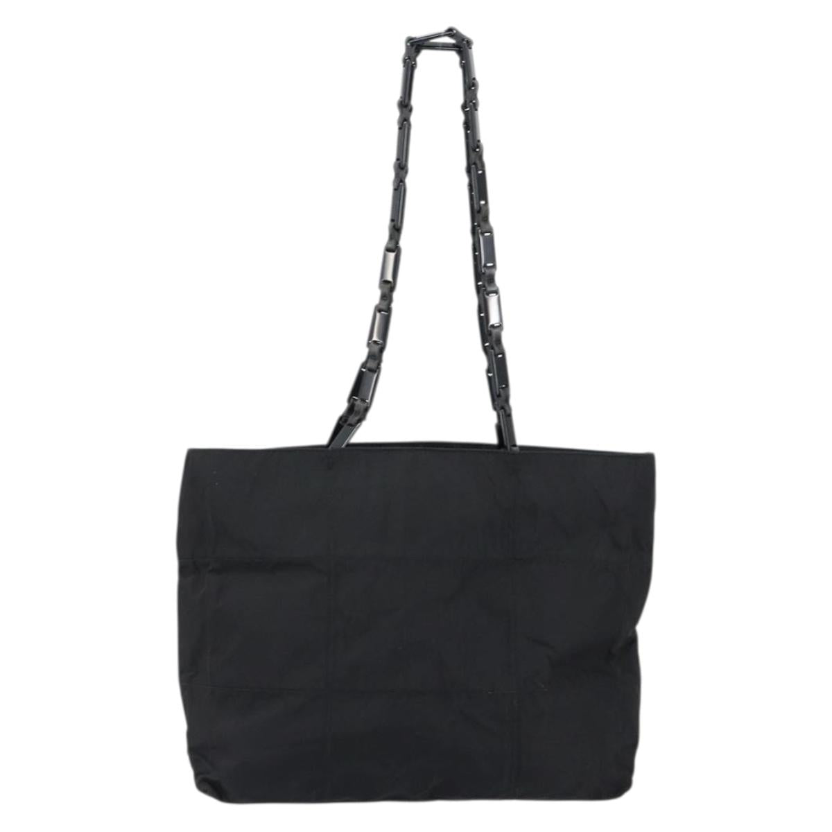 PRADA Tote Bag Nylon Black Auth 152005