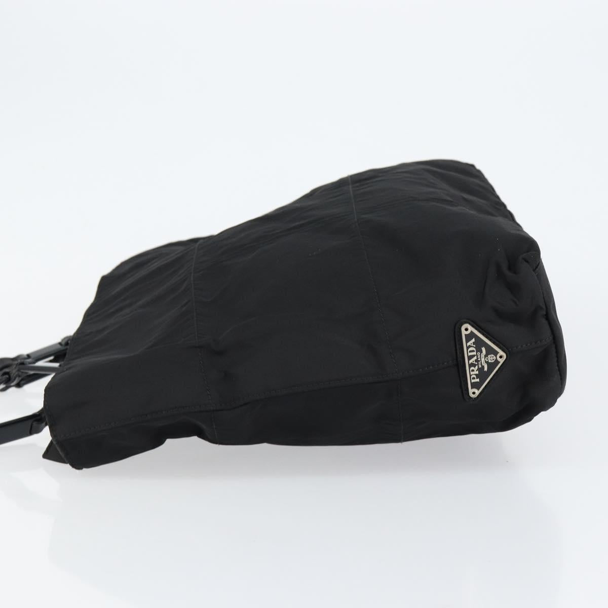 PRADA Tote Bag Nylon Black Auth 152005