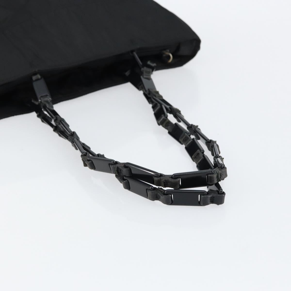 PRADA Tote Bag Nylon Black Auth 152005