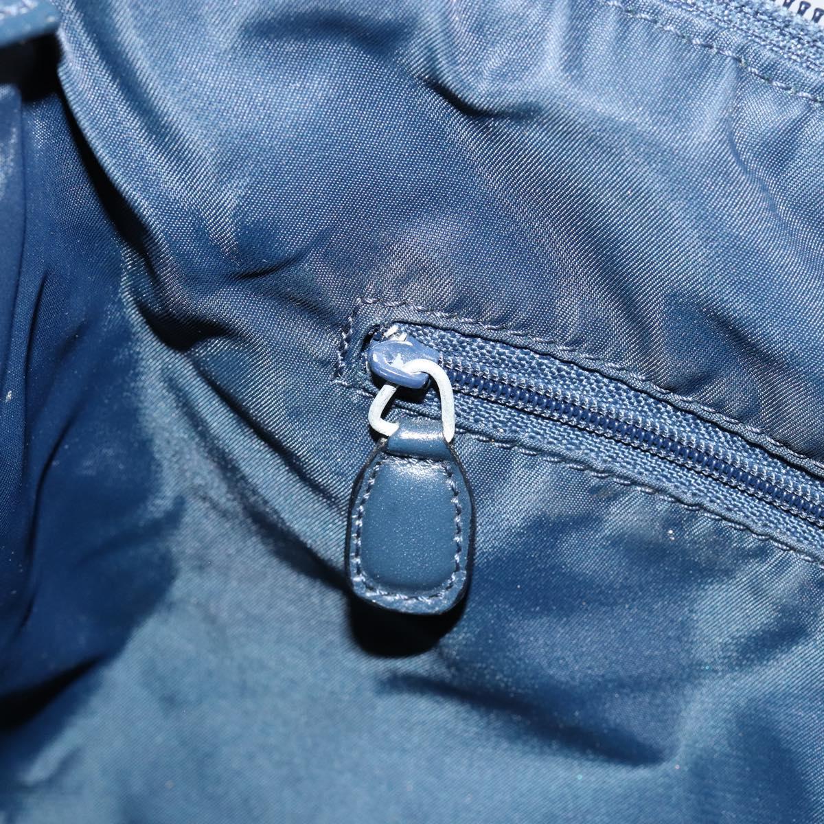 Christian Dior Trotter Canvas Shoulder Bag Navy Auth 152007