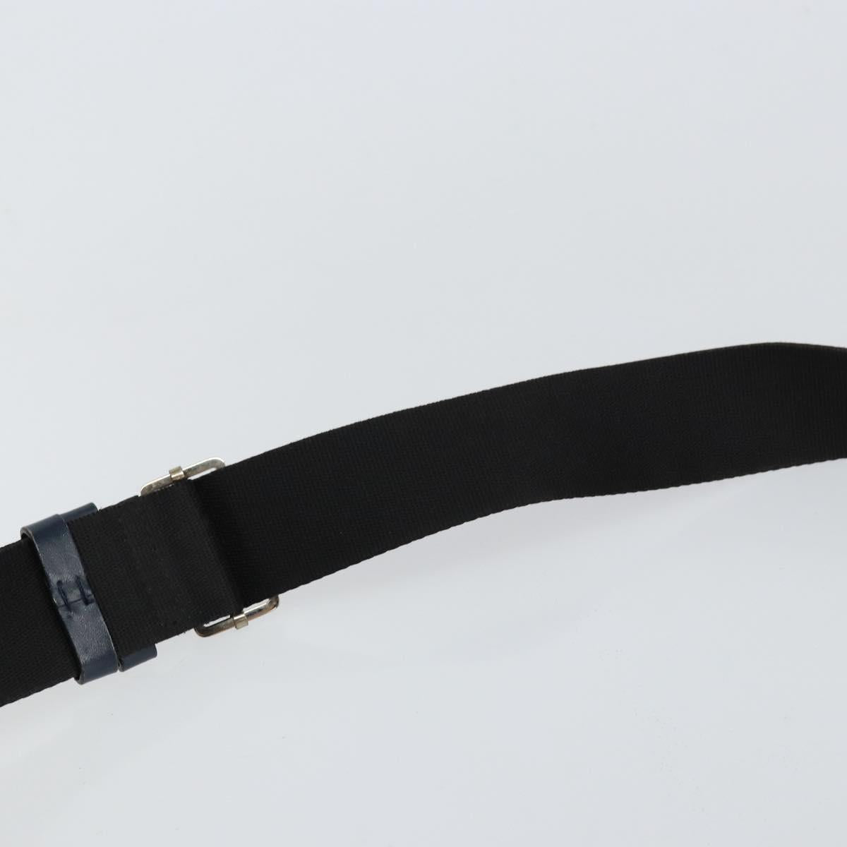 Christian Dior Trotter Canvas Shoulder Bag Navy Auth 152007