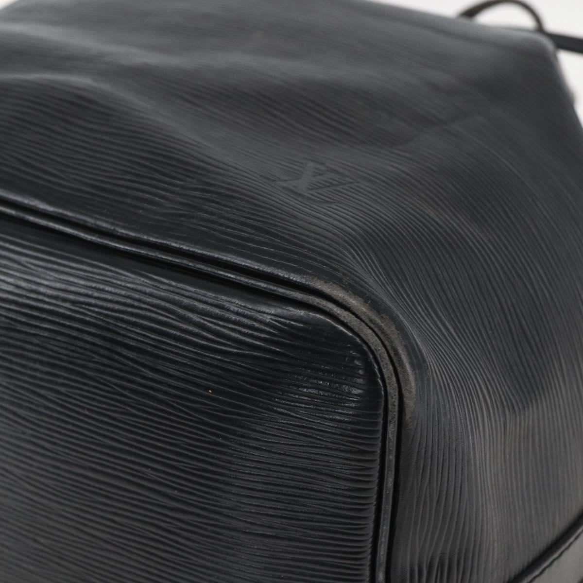 LOUIS VUITTON Epi Petit Noe Shoulder Bag Black M44102 LV Auth 152009