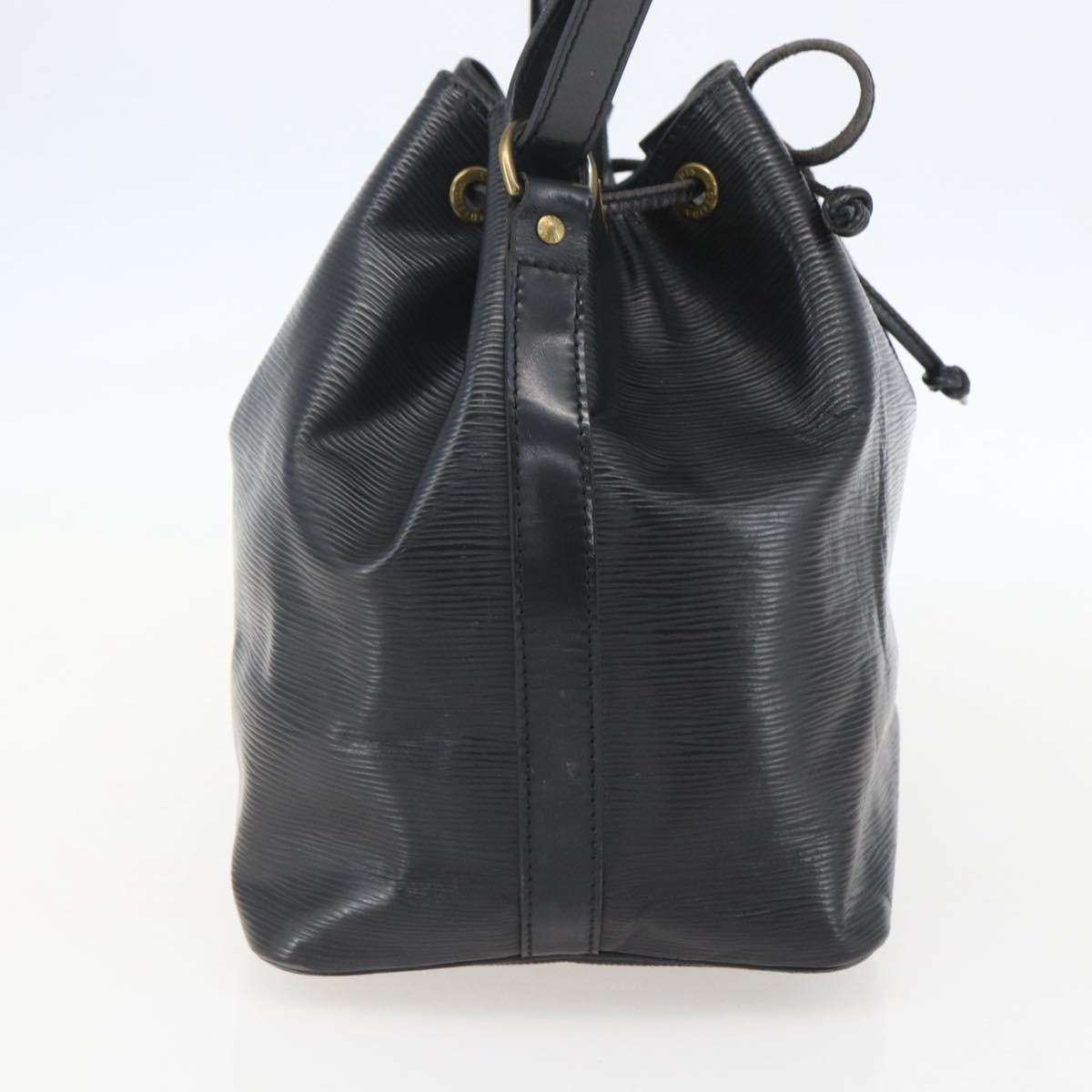 LOUIS VUITTON Epi Petit Noe Shoulder Bag Black M44102 LV Auth 152009