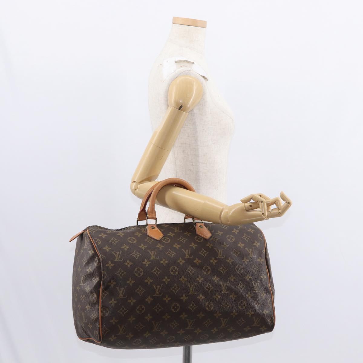 LOUIS VUITTON Monogram Speedy 40 Hand Bag M41522 LV Auth 152013A