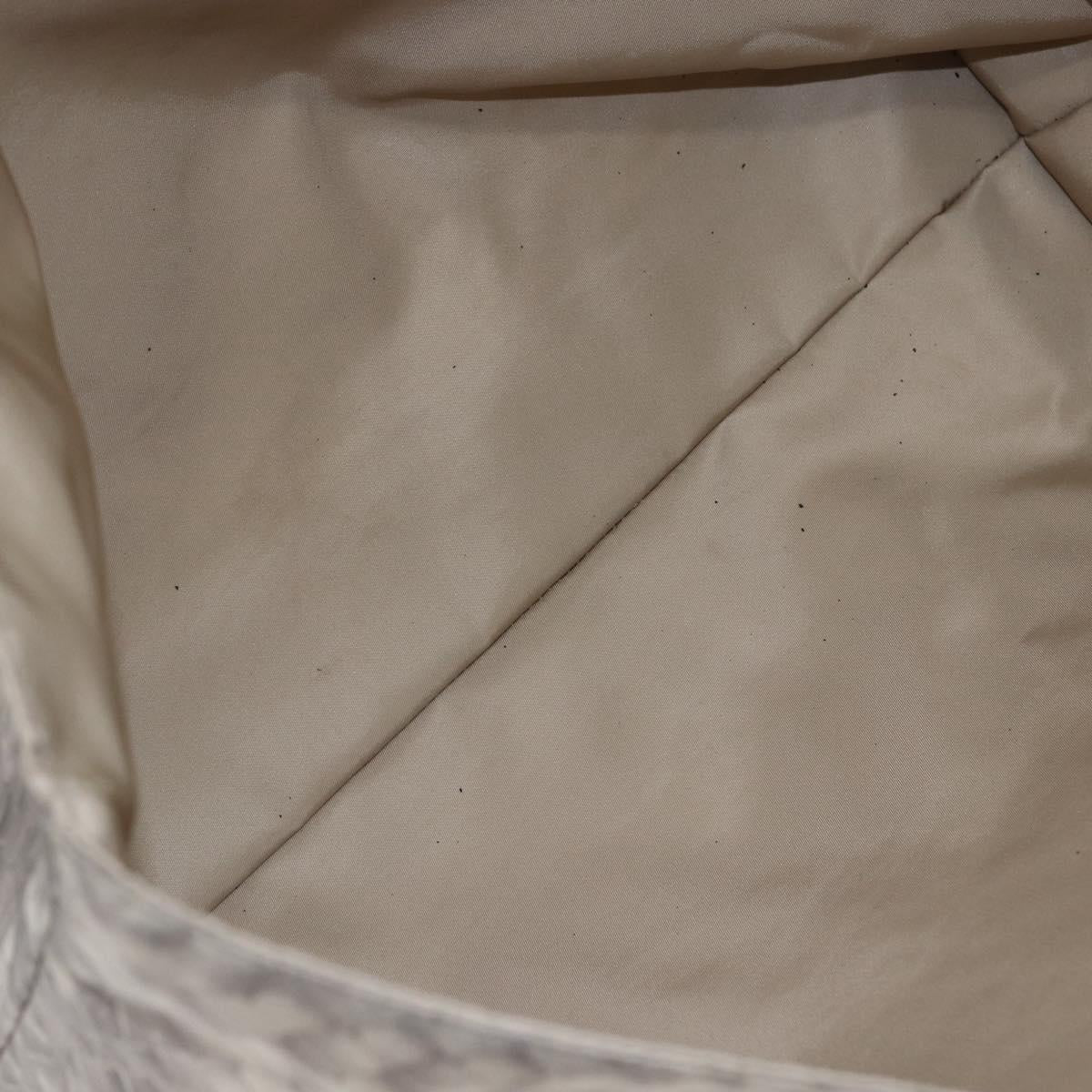 BOTTEGA VENETA Tote Bag Nylon Beige Auth 152022