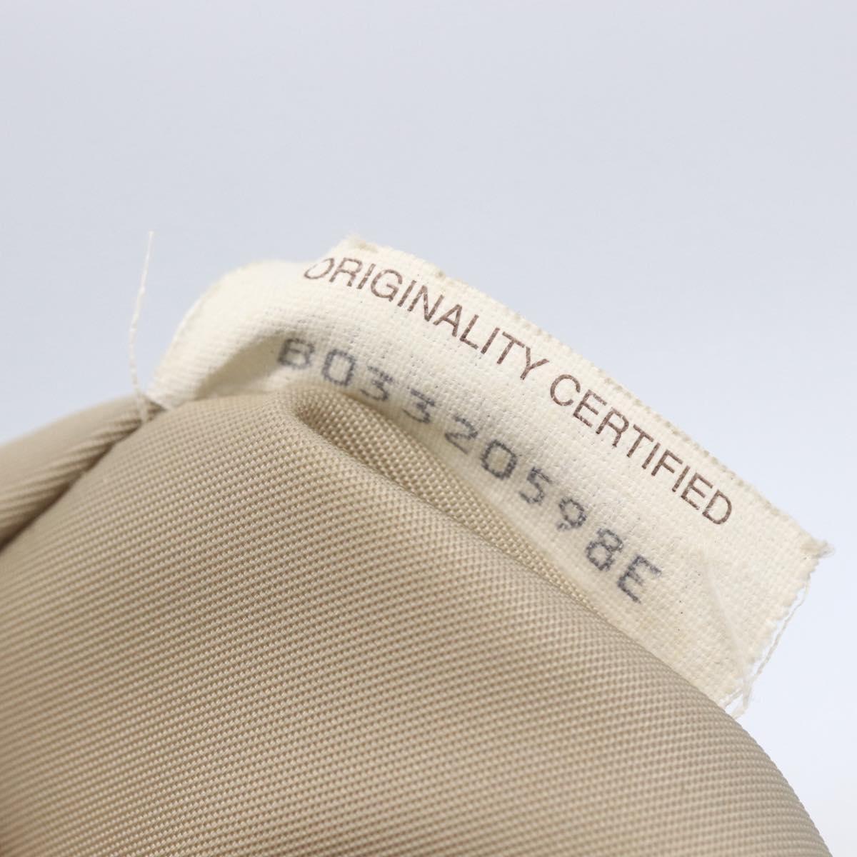 BOTTEGA VENETA Tote Bag Nylon Beige Auth 152022