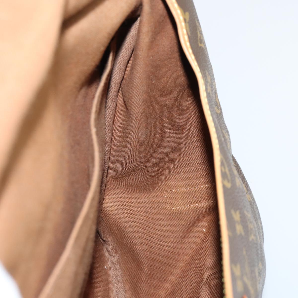 LOUIS VUITTON Monogram Saumur 35 Shoulder Bag M42254 LV Auth 152023
