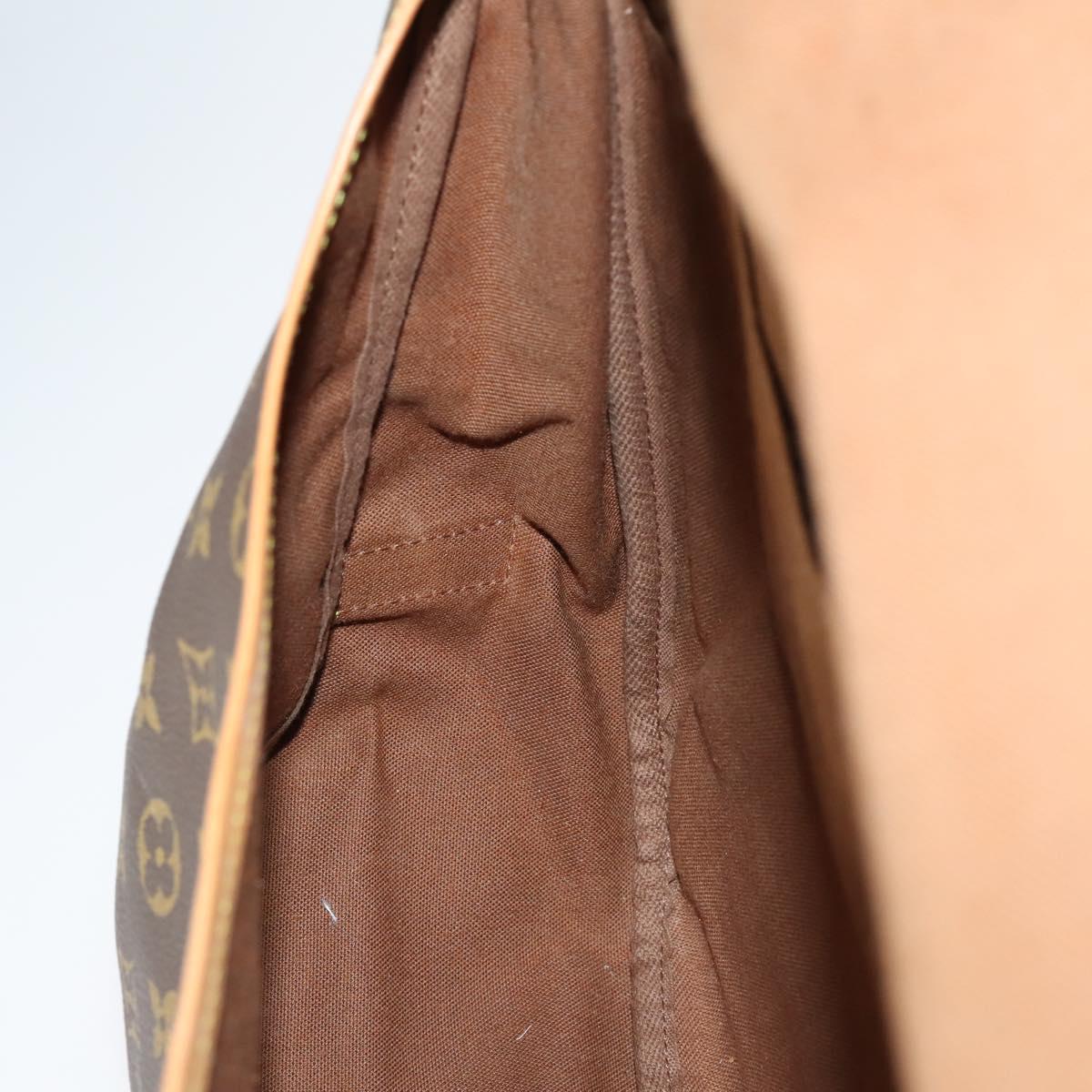 LOUIS VUITTON Monogram Saumur 35 Shoulder Bag M42254 LV Auth 152023