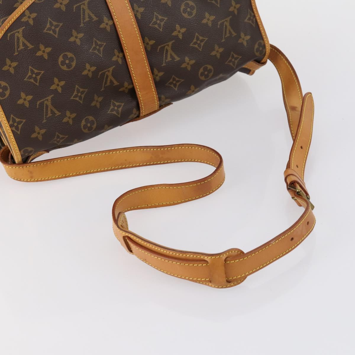 LOUIS VUITTON Monogram Saumur 35 Shoulder Bag M42254 LV Auth 152023