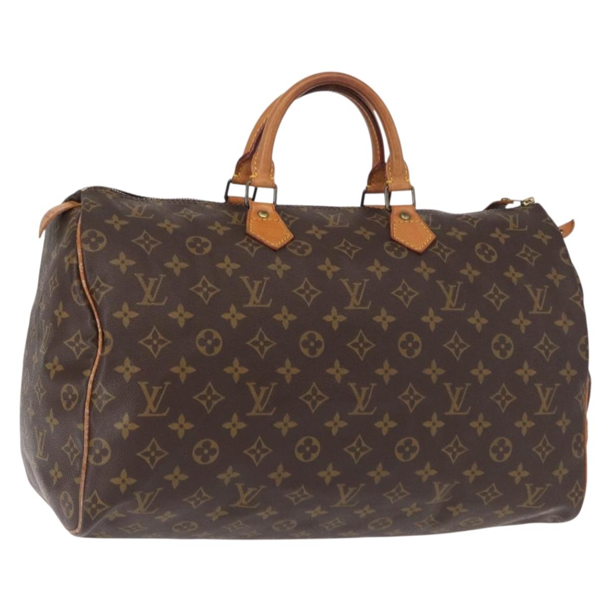 LOUIS VUITTON Monogram Speedy 40 Hand Bag M41522 LV Auth 152025