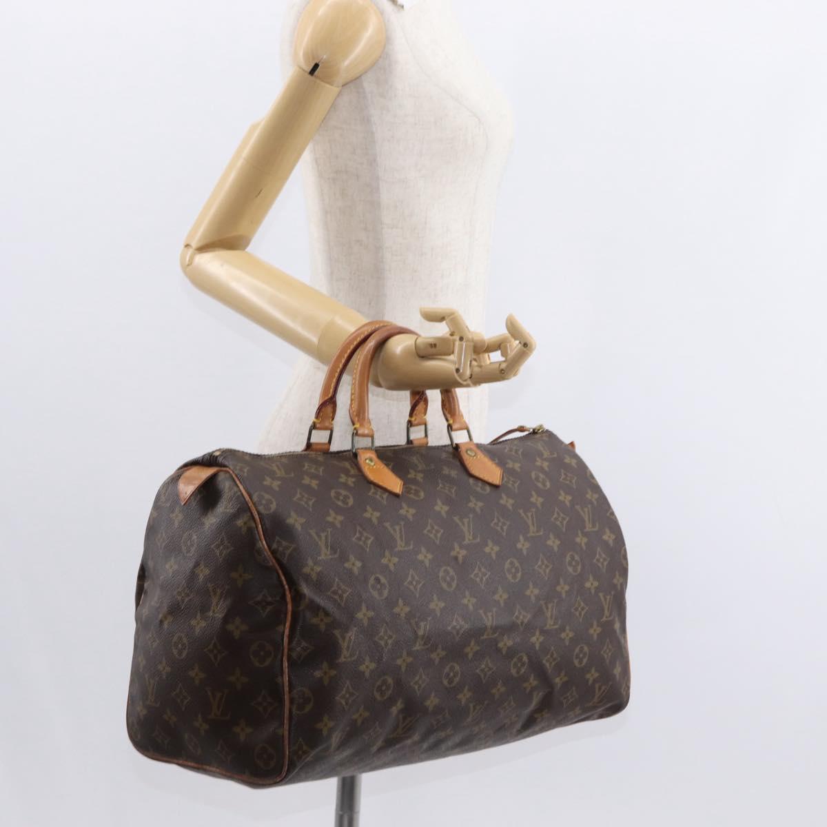 LOUIS VUITTON Monogram Speedy 40 Hand Bag M41522 LV Auth 152025