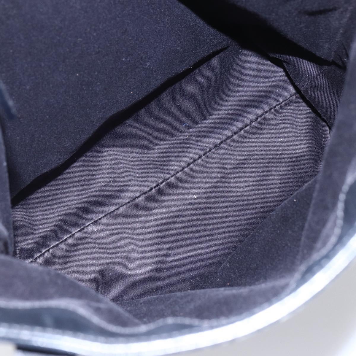 GUCCI GG Canvas Tote Bag Black Silver 106248 Auth 152026