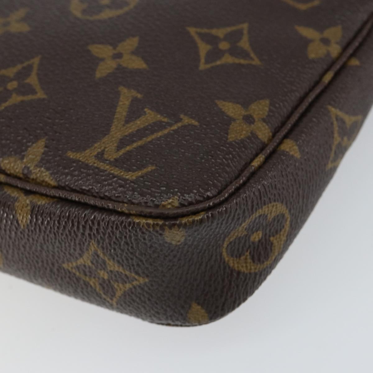 LOUIS VUITTON Monogram Pochette Accessoires Pouch M51980 LV Auth 152031