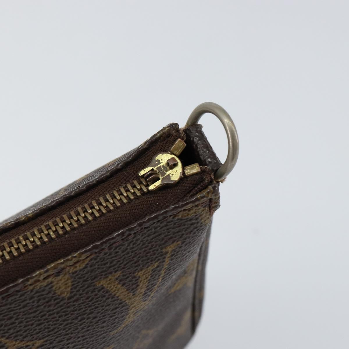 LOUIS VUITTON Monogram Pochette Accessoires Pouch M51980 LV Auth 152031