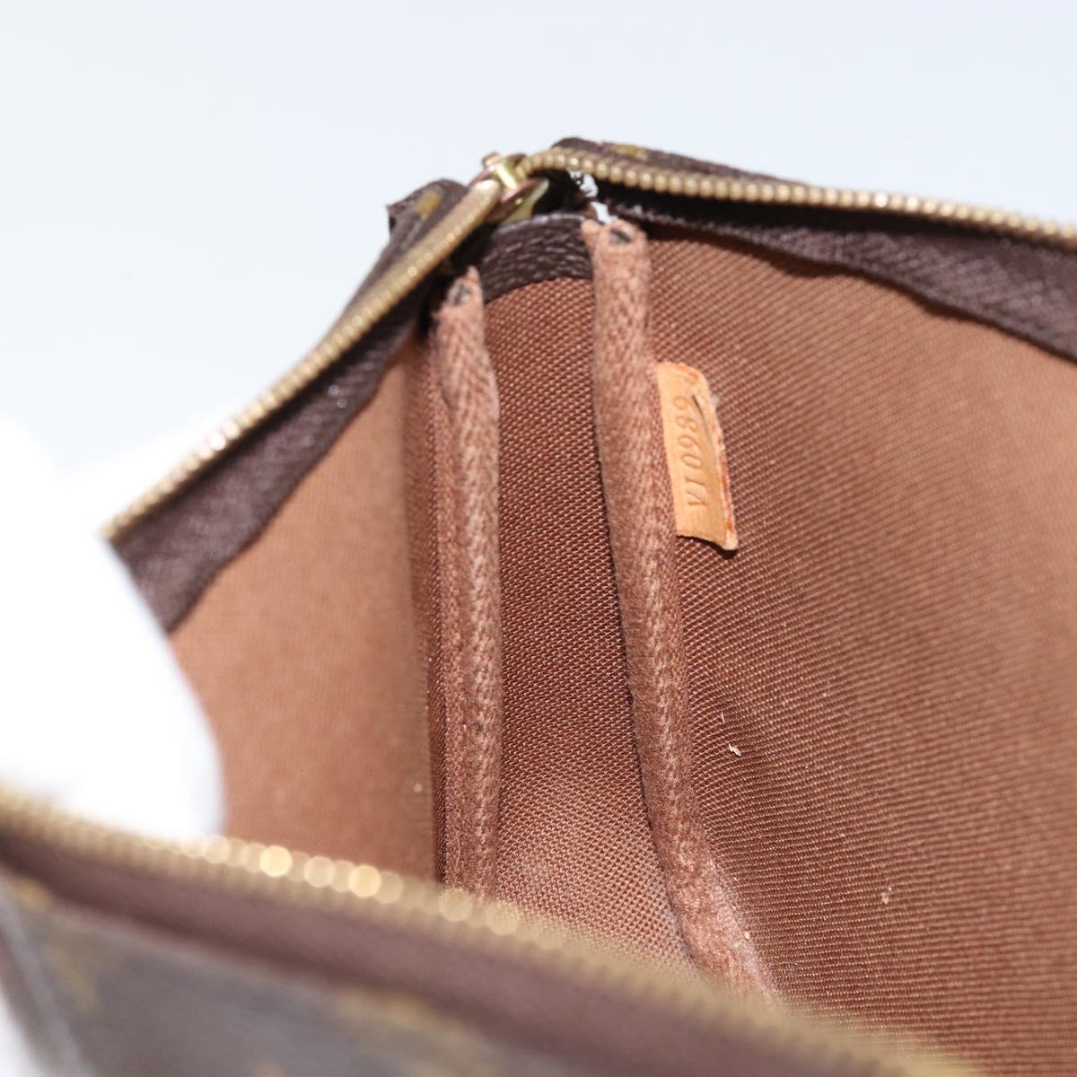 LOUIS VUITTON Monogram Pochette Accessoires Pouch M51980 LV Auth 152031