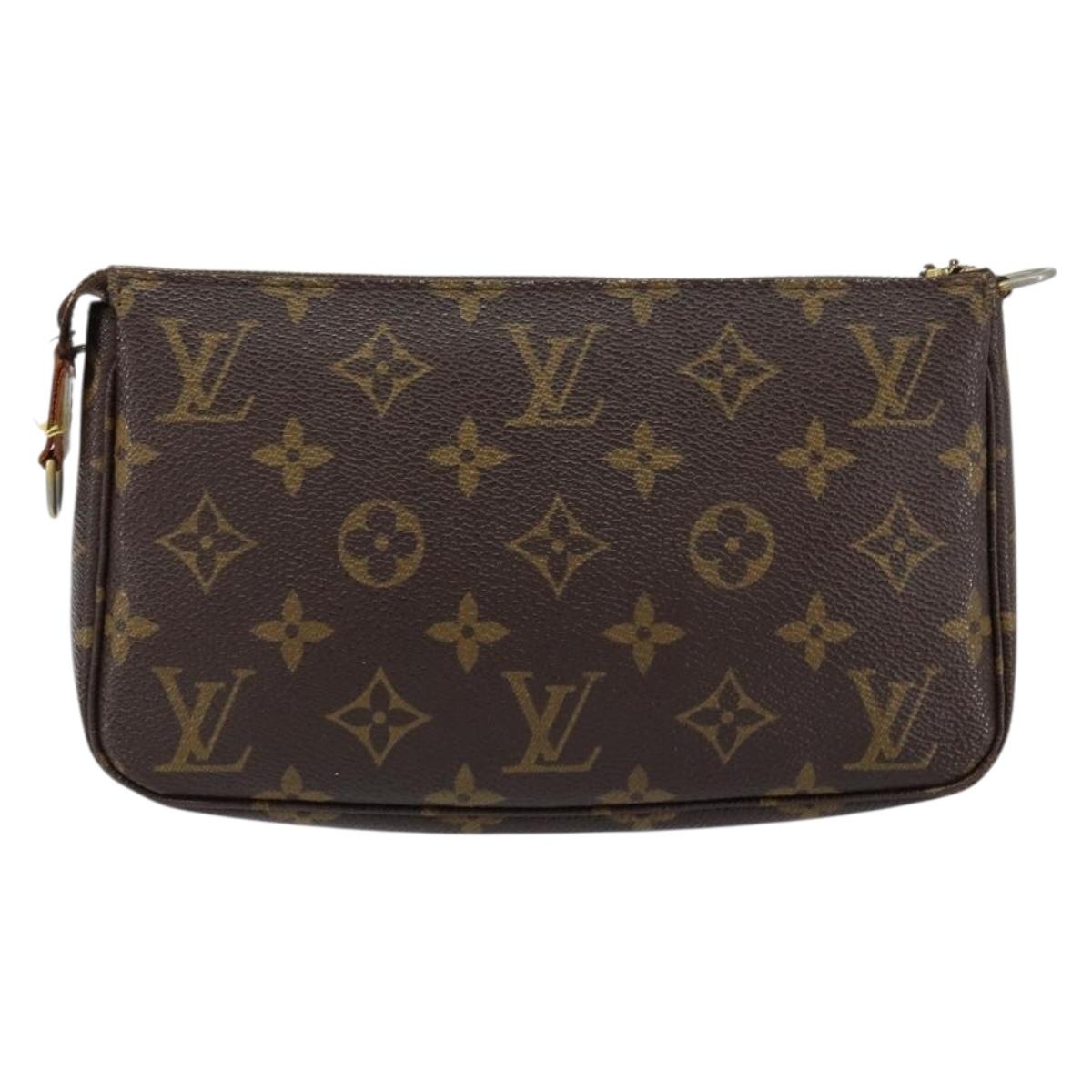 LOUIS VUITTON Monogram Pochette Accessoires Pouch M51980 LV Auth 152031