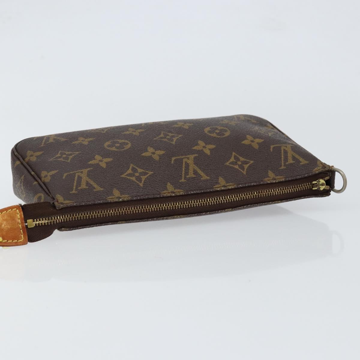 LOUIS VUITTON Monogram Pochette Accessoires Pouch M51980 LV Auth 152031