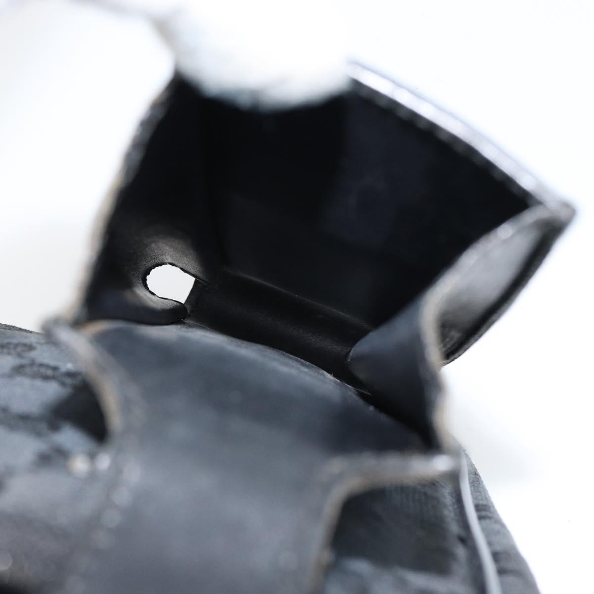 GUCCI GG Canvas Shoulder Bag Black Auth 152032