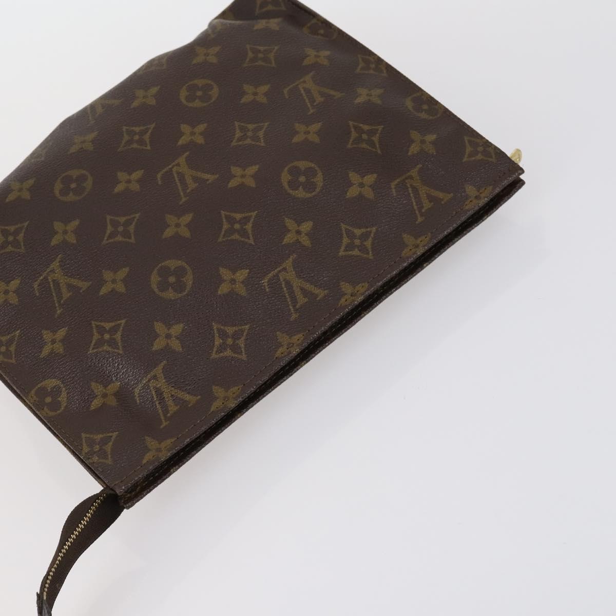 LOUIS VUITTON Monogram Clutch Bag 3 Set LV Auth 152039