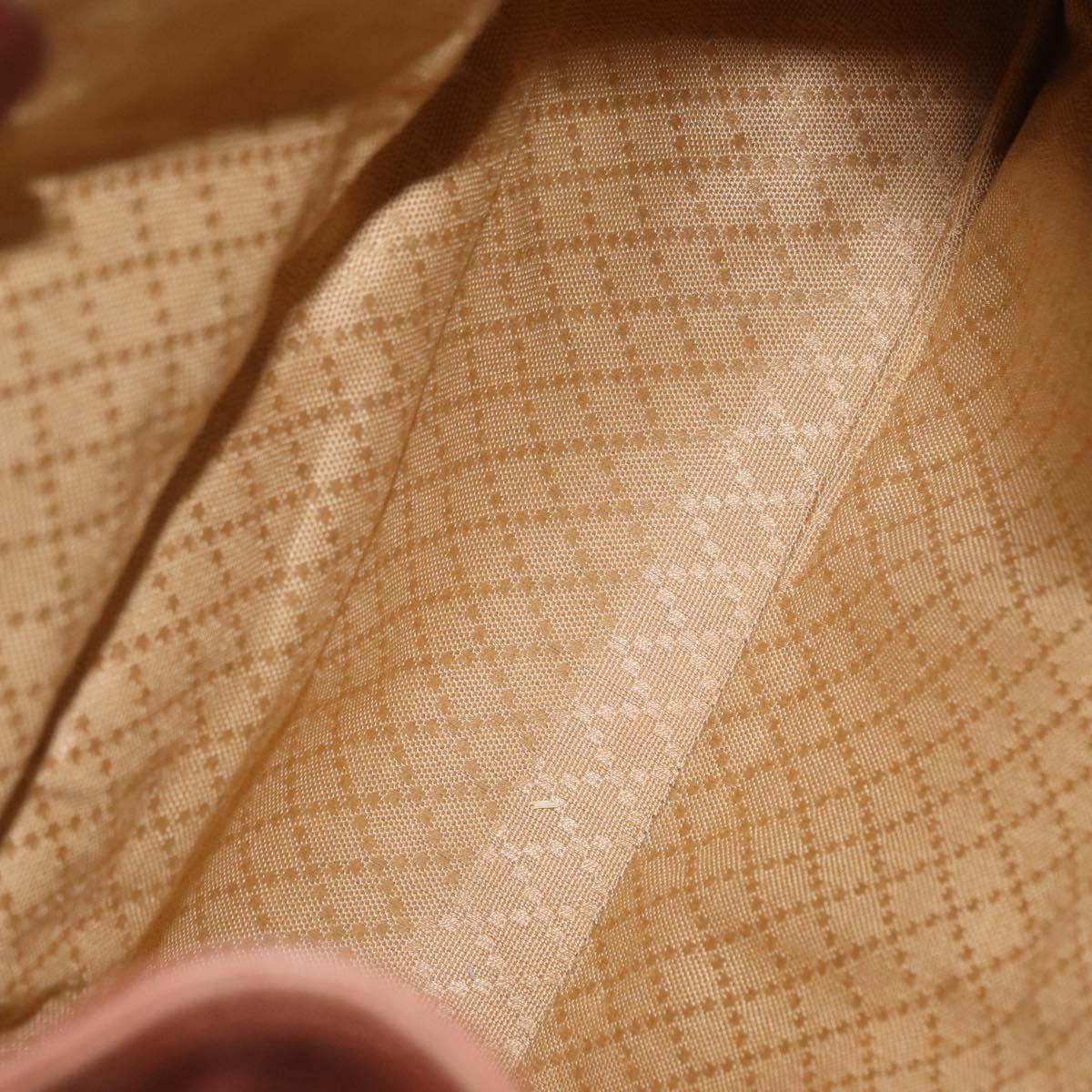 GUCCI Bamboo Backpack Leather Brown Gold 003 2058 0016 Auth 152053