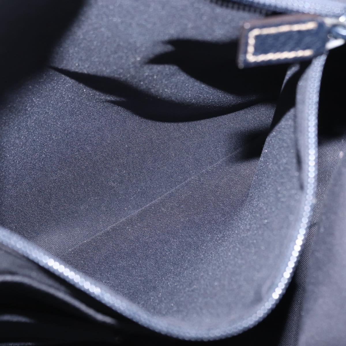 GUCCI GG Canvas Sherry Line Shoulder Bag Navy Red 169937 Auth 152079