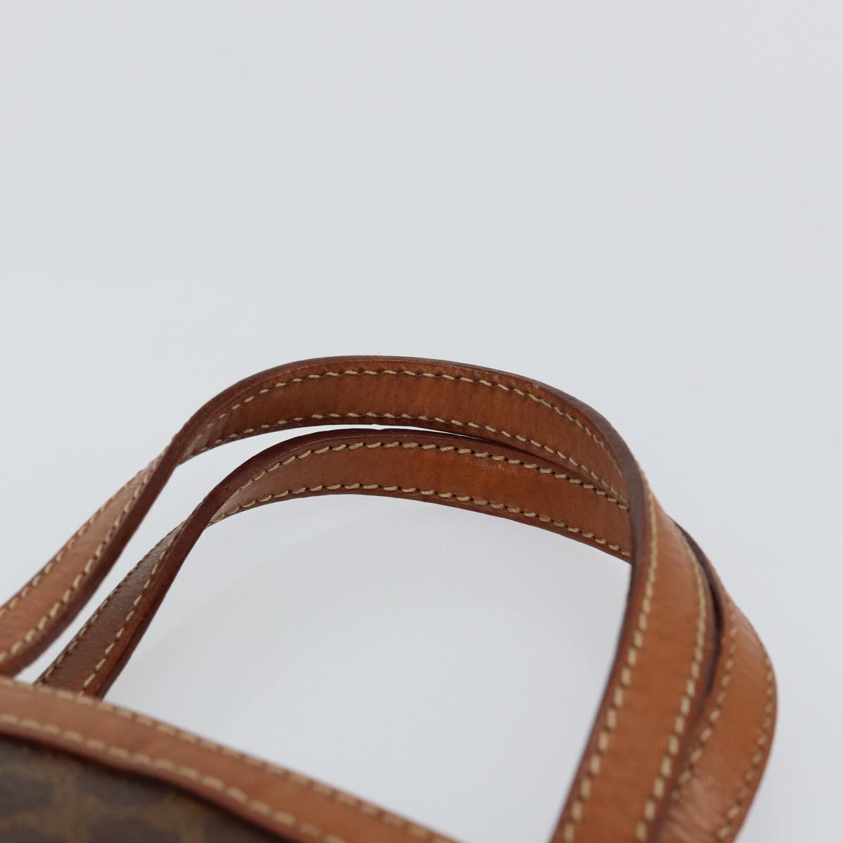 CELINE Macadam Canvas Tote Bag PVC Brown Auth 152082