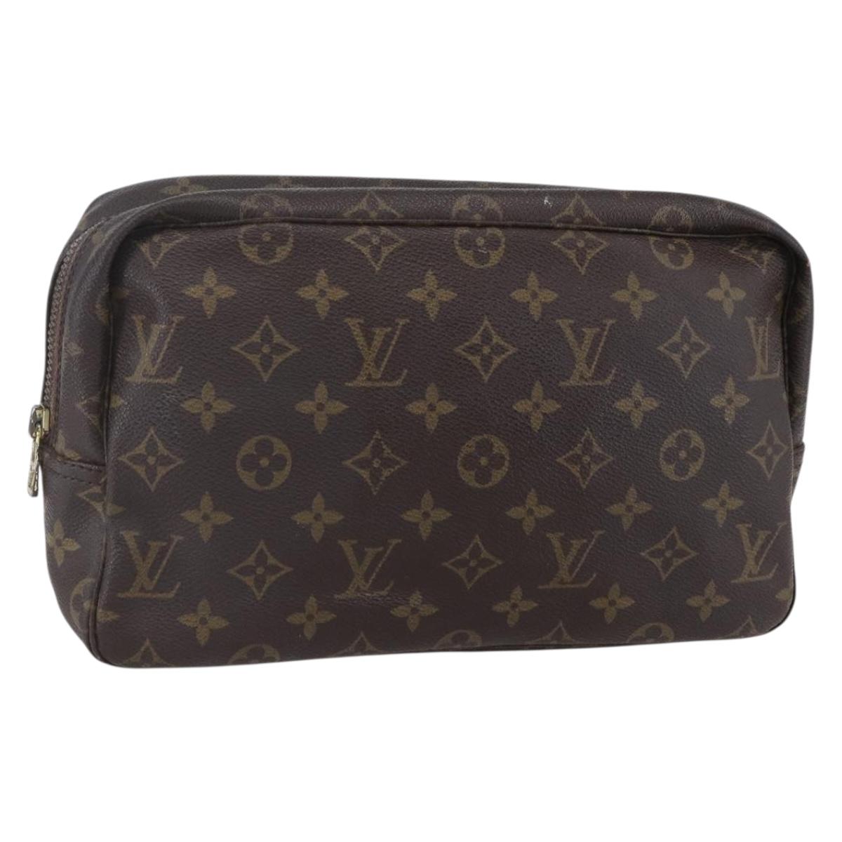 LOUIS VUITTON Monogram Trousse Toilette 28 Clutch Bag M47522 LV Auth 152088