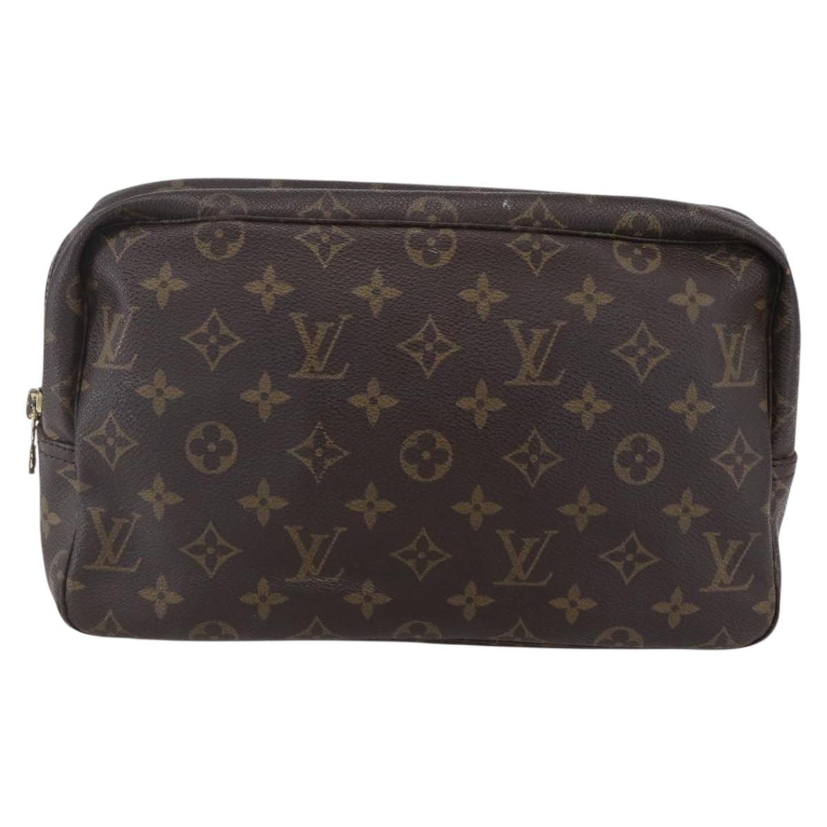 LOUIS VUITTON Monogram Trousse Toilette 28 Clutch Bag M47522 LV Auth 152088