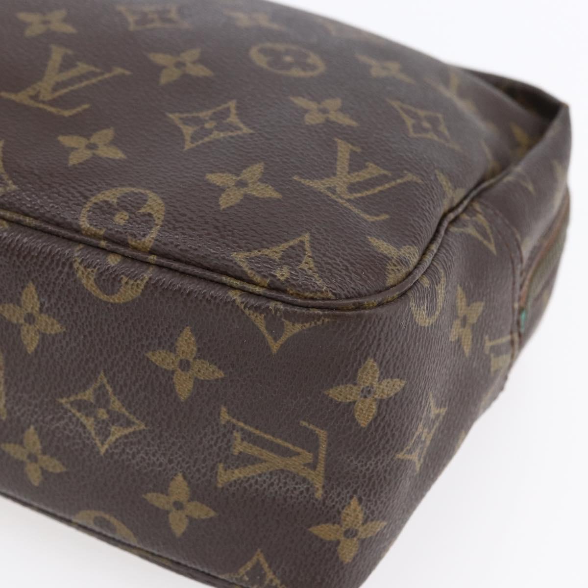 LOUIS VUITTON Monogram Trousse Toilette 28 Clutch Bag M47522 LV Auth 152088