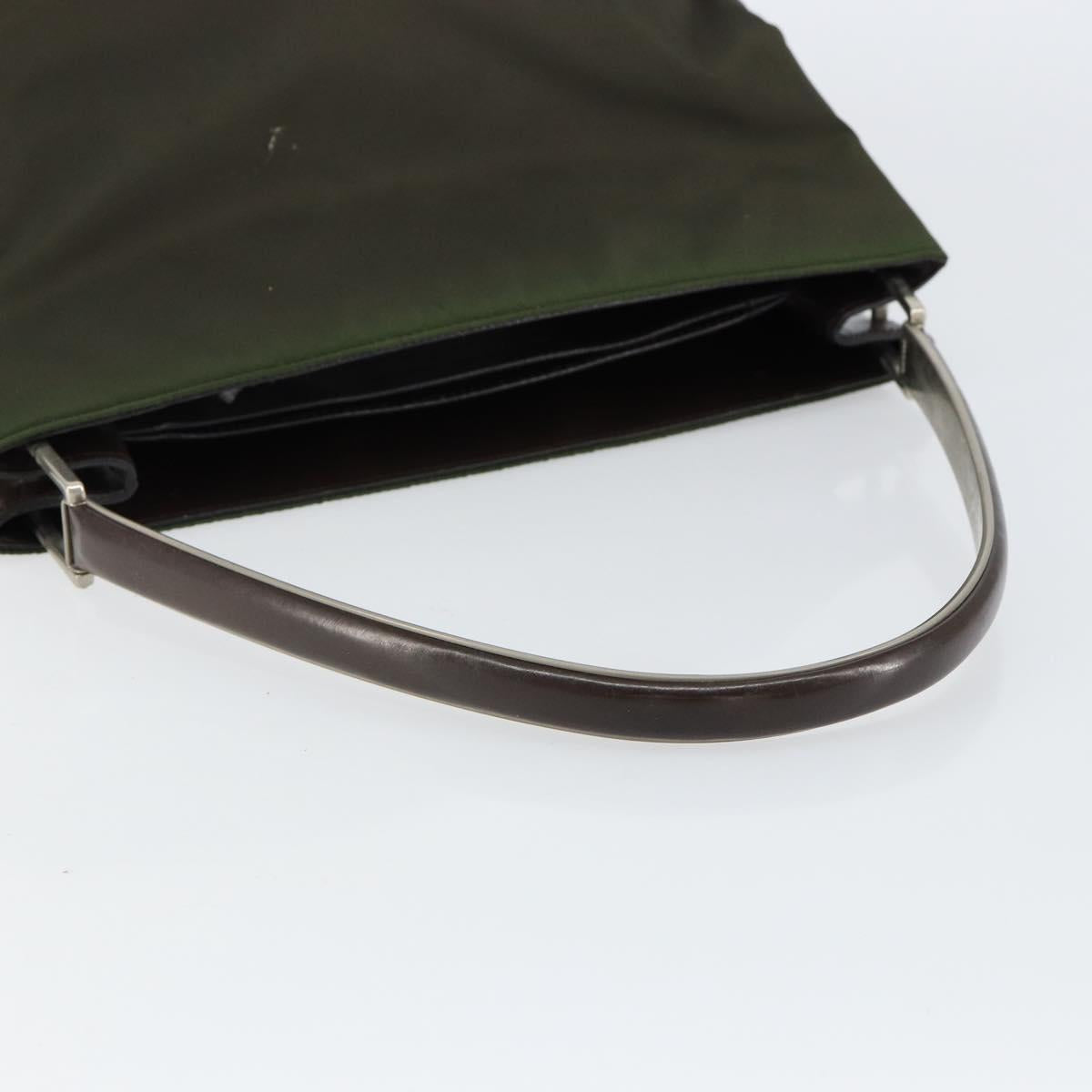 PRADA Shoulder Bag Nylon Khaki Auth 152090