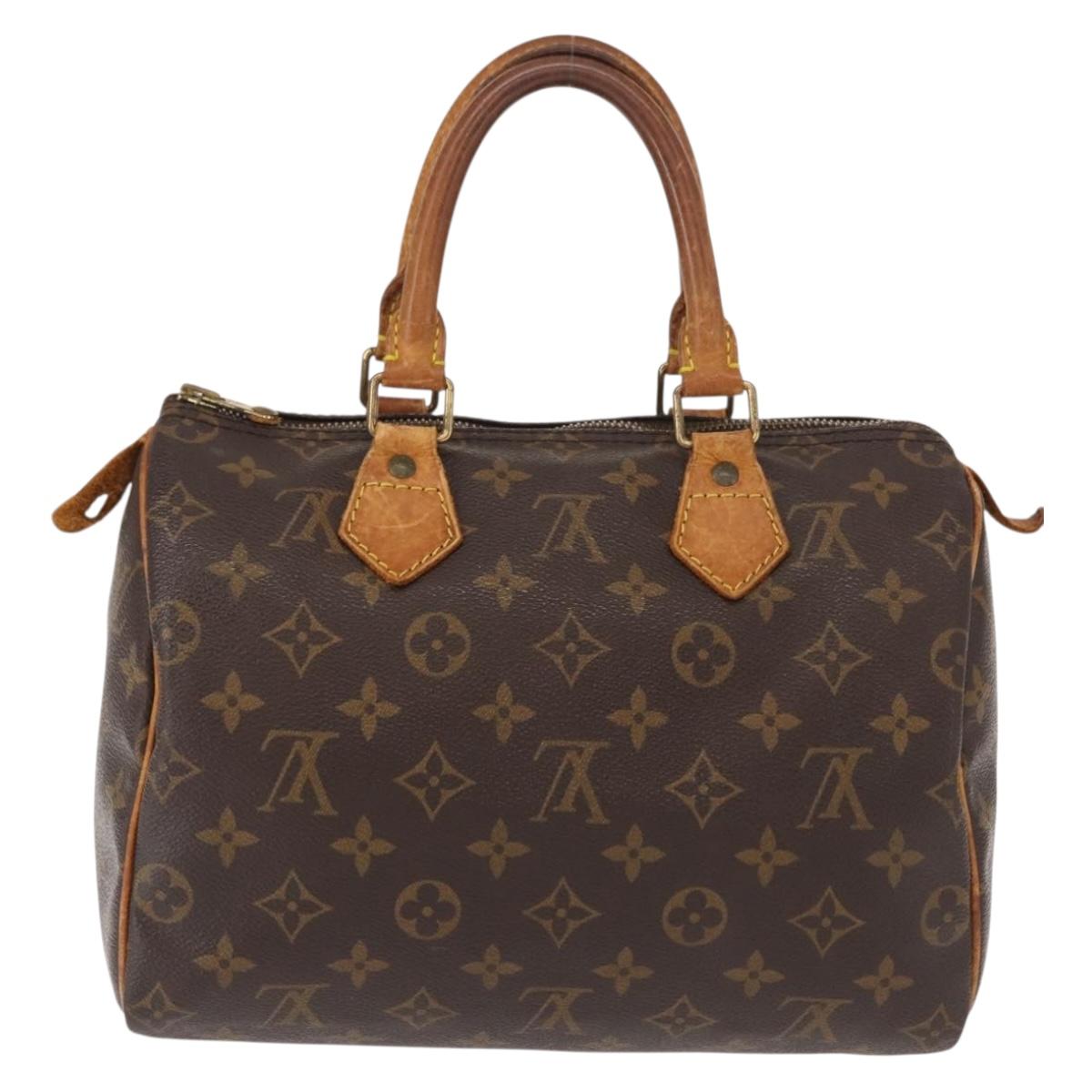 LOUIS VUITTON Monogram Speedy 25 Hand Bag M41528 LV Auth 152092