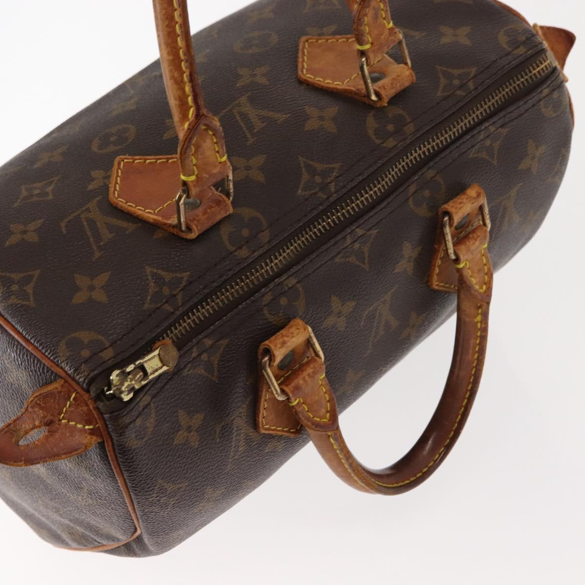 LOUIS VUITTON Monogram Speedy 25 Hand Bag M41528 LV Auth 152092