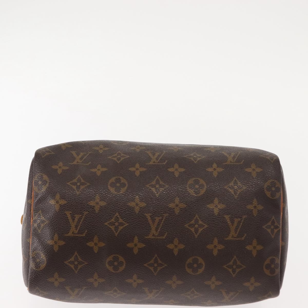 LOUIS VUITTON Monogram Speedy 25 Hand Bag M41528 LV Auth 152092