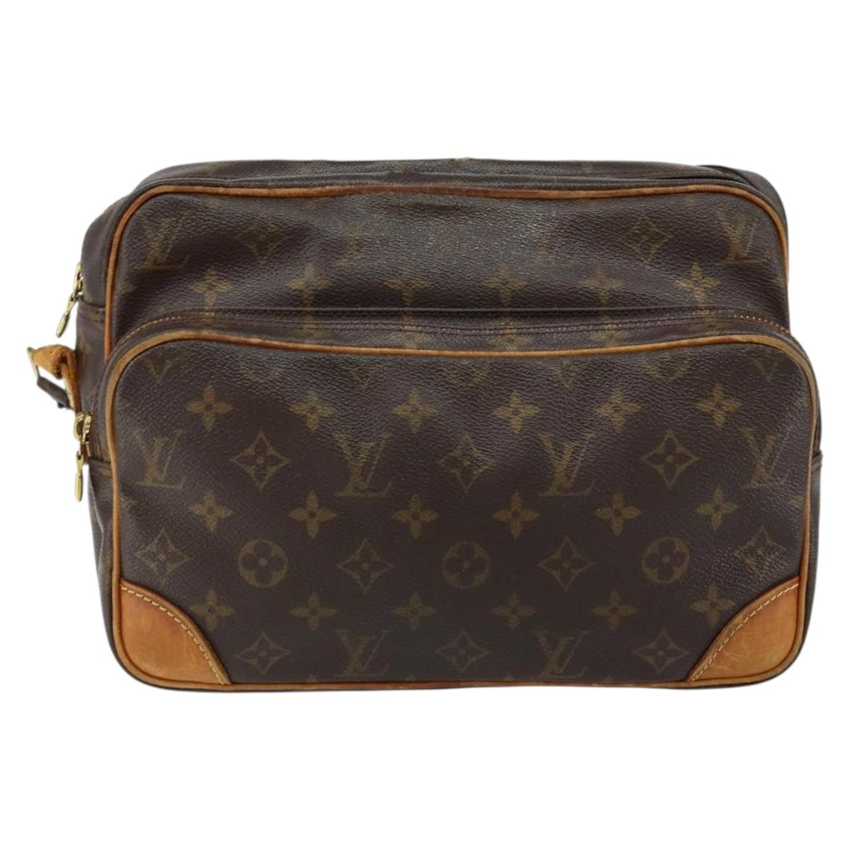 LOUIS VUITTON Monogram Nile Shoulder Bag M45244 LV Auth 152099