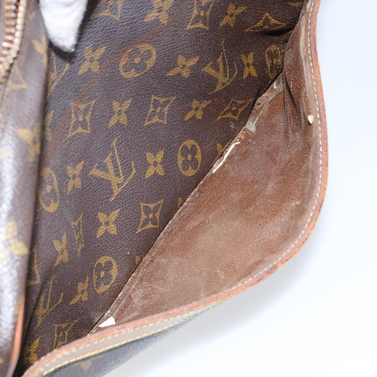 LOUIS VUITTON Monogram Compiegne 28 Clutch Bag M51845 LV Auth 152104