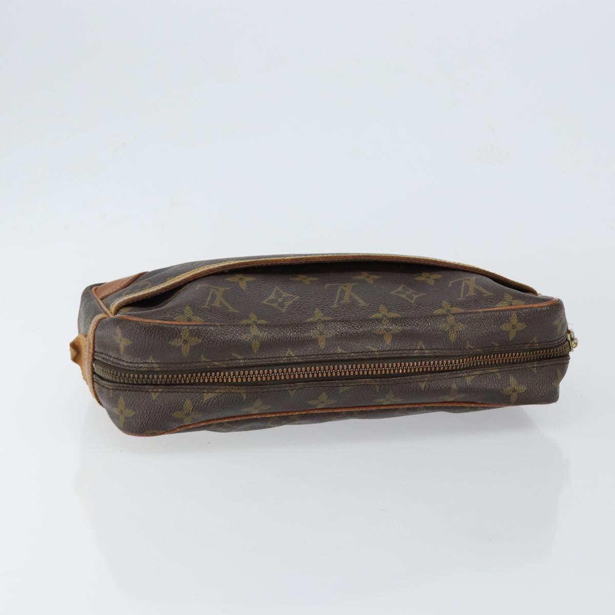 LOUIS VUITTON Monogram Compiegne 28 Clutch Bag M51845 LV Auth 152104