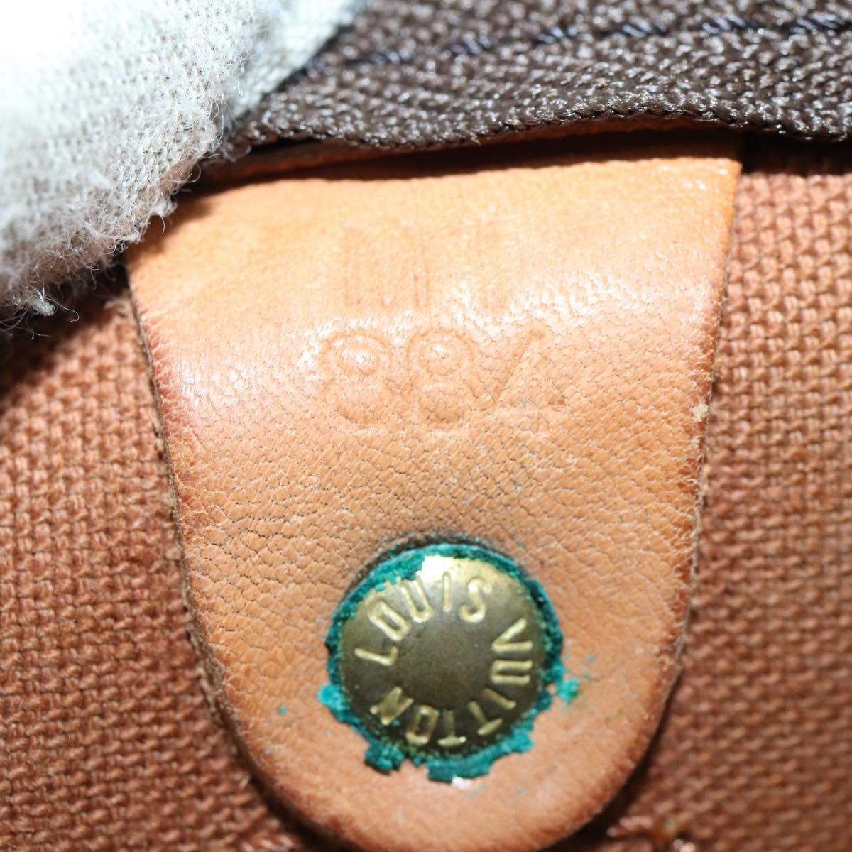 LOUIS VUITTON Monogram Keepall 60 Boston Bag M41422 LV Auth 152105