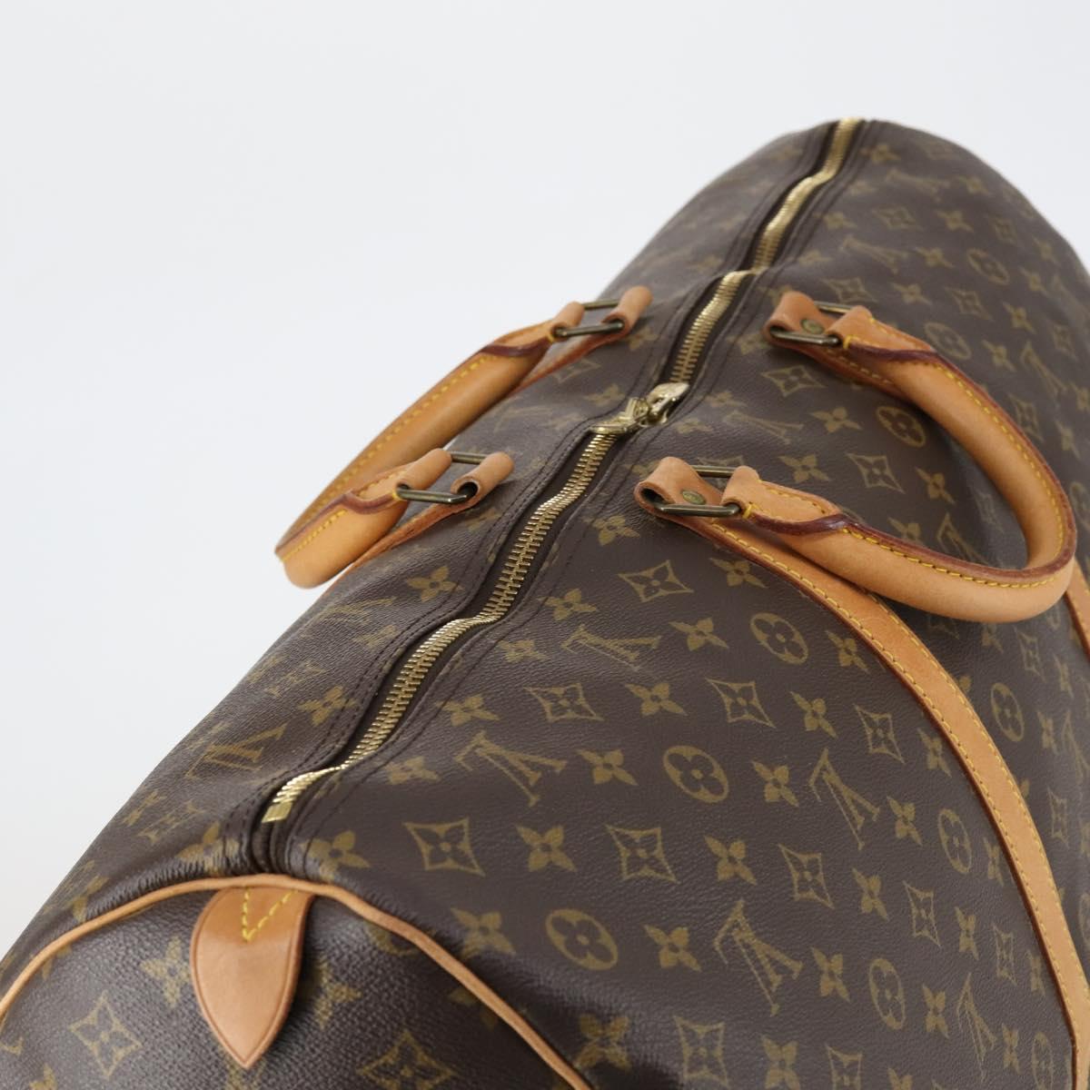 LOUIS VUITTON Monogram Keepall 60 Boston Bag M41422 LV Auth 152105