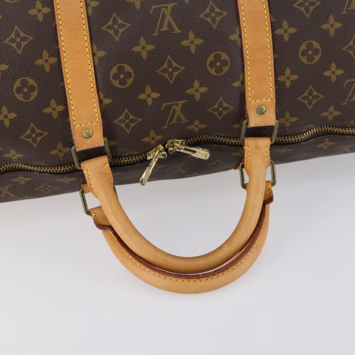 LOUIS VUITTON Monogram Keepall 60 Boston Bag M41422 LV Auth 152105
