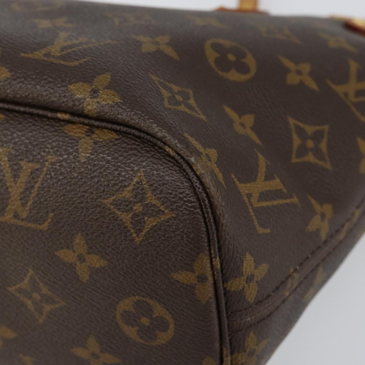 LOUIS VUITTON Monogram Neverfull PM Tote Bag M40155 LV Auth 152111