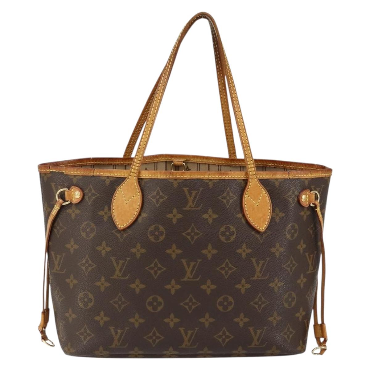 LOUIS VUITTON Monogram Neverfull PM Tote Bag M40155 LV Auth 152111