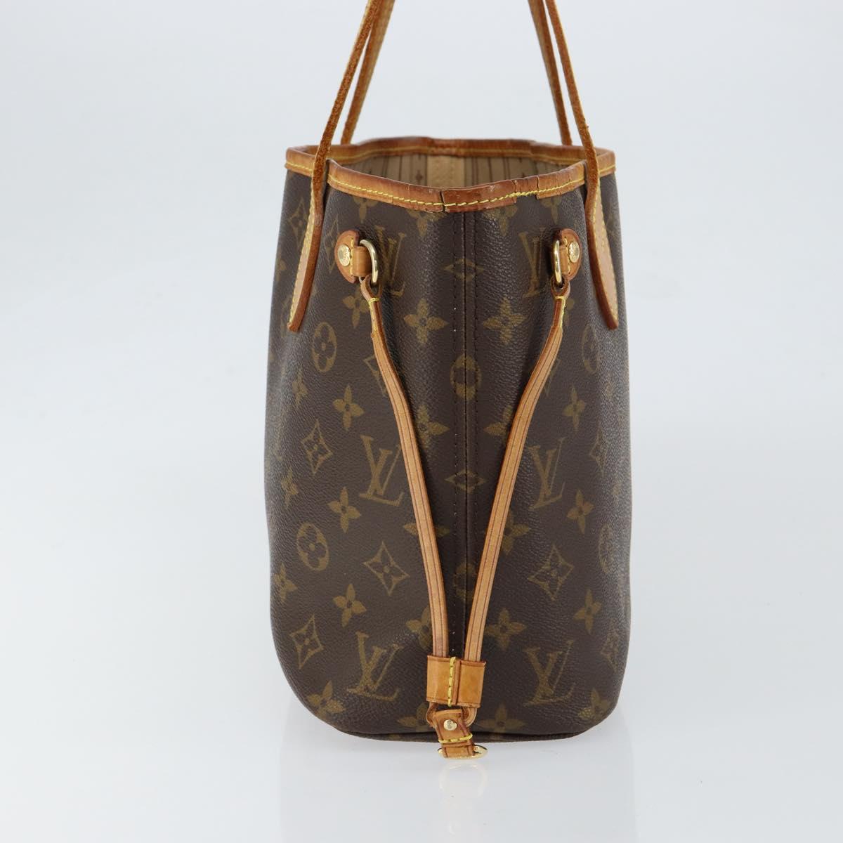 LOUIS VUITTON Monogram Neverfull PM Tote Bag M40155 LV Auth 152111
