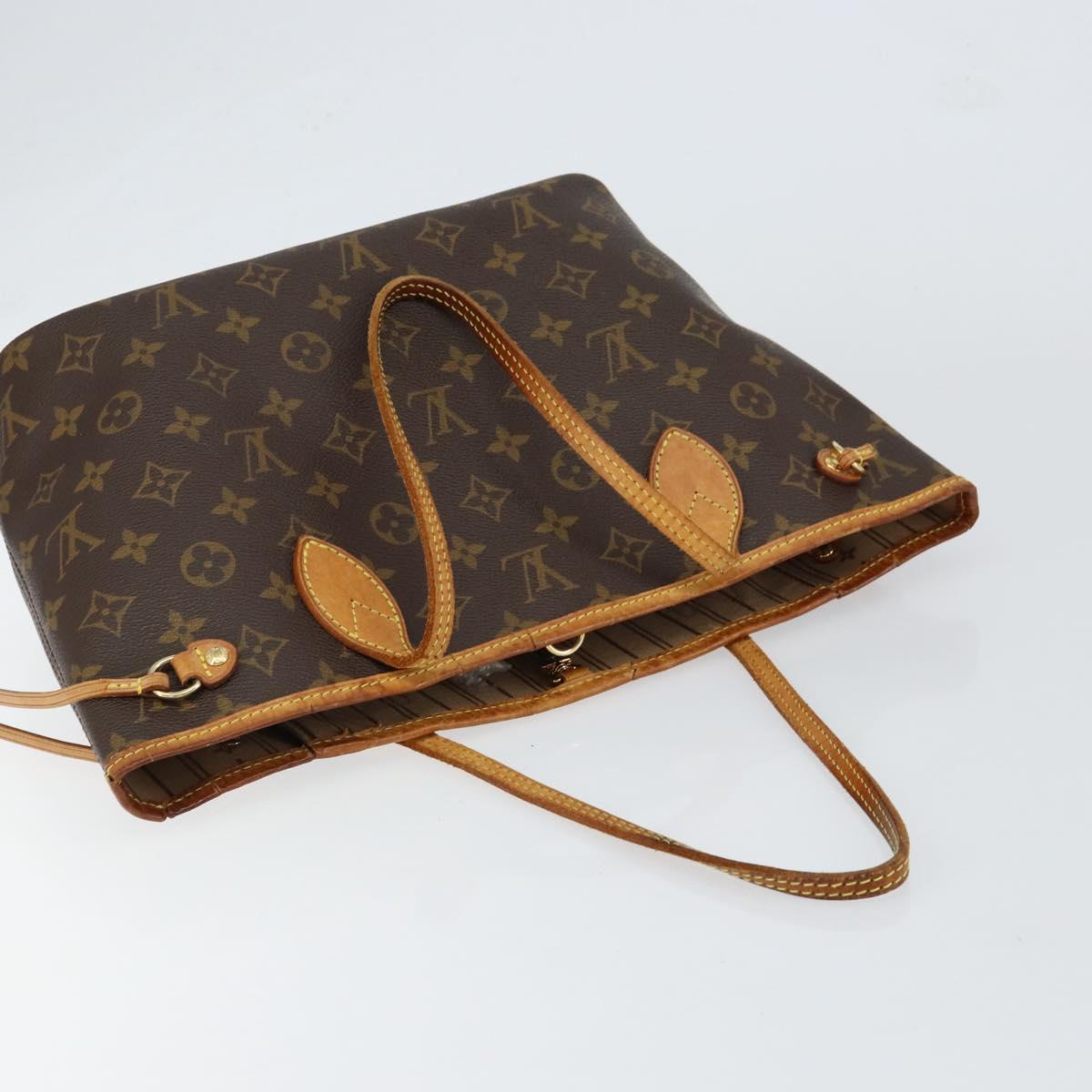LOUIS VUITTON Monogram Neverfull PM Tote Bag M40155 LV Auth 152111
