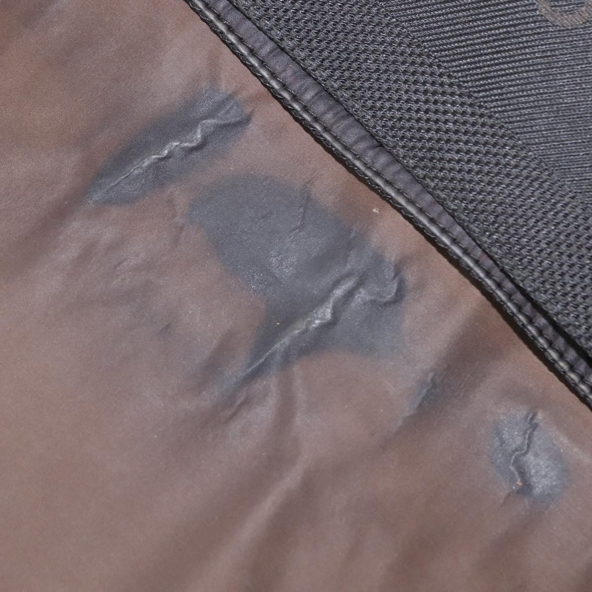 LOUIS VUITTON Damier Geant Petite Message Shoulder Bag Black M93618 Auth 152117