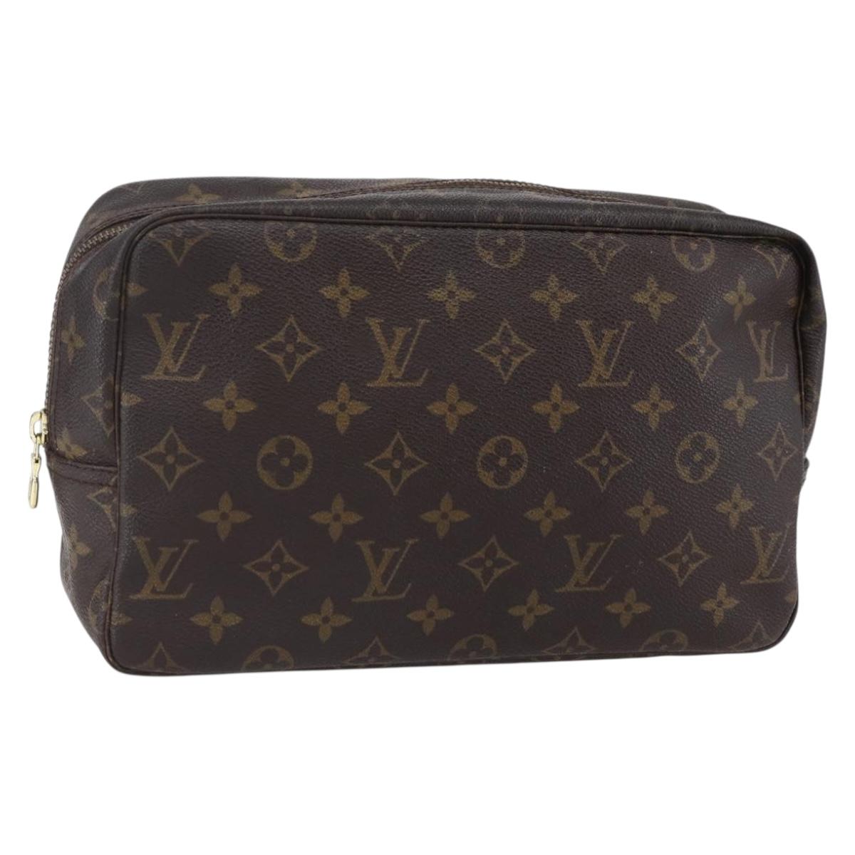 LOUIS VUITTON Monogram Trousse Toilette 28 Clutch Bag M47522 LV Auth 152122