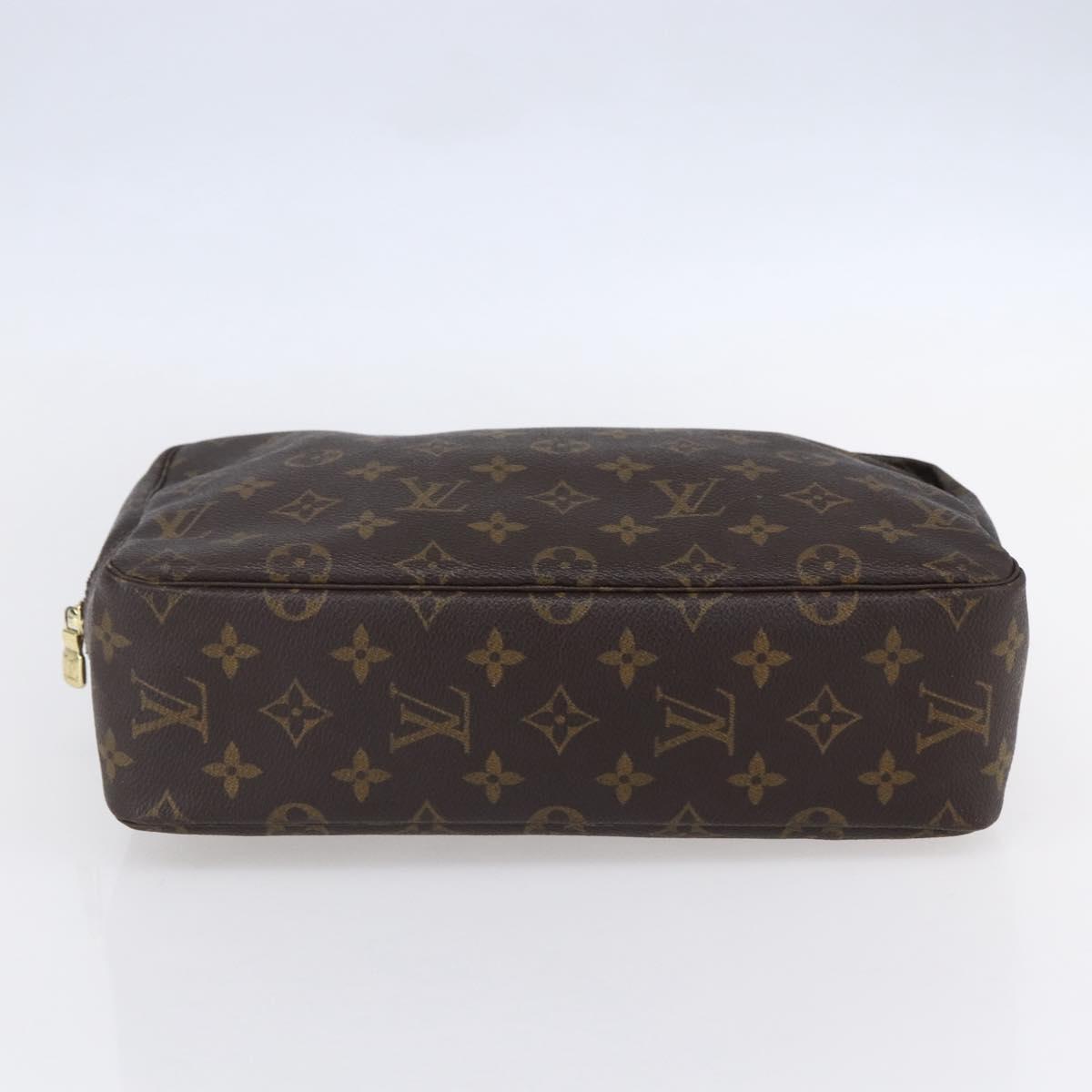 LOUIS VUITTON Monogram Trousse Toilette 28 Clutch Bag M47522 LV Auth 152122